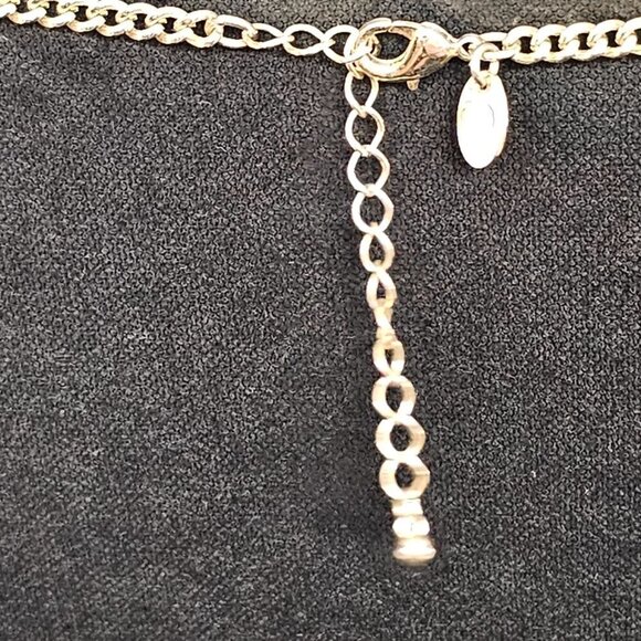 FINAL SALE - Vintage Charming Charlie Statement Necklace - Black and Brown - Picture 7 of 8